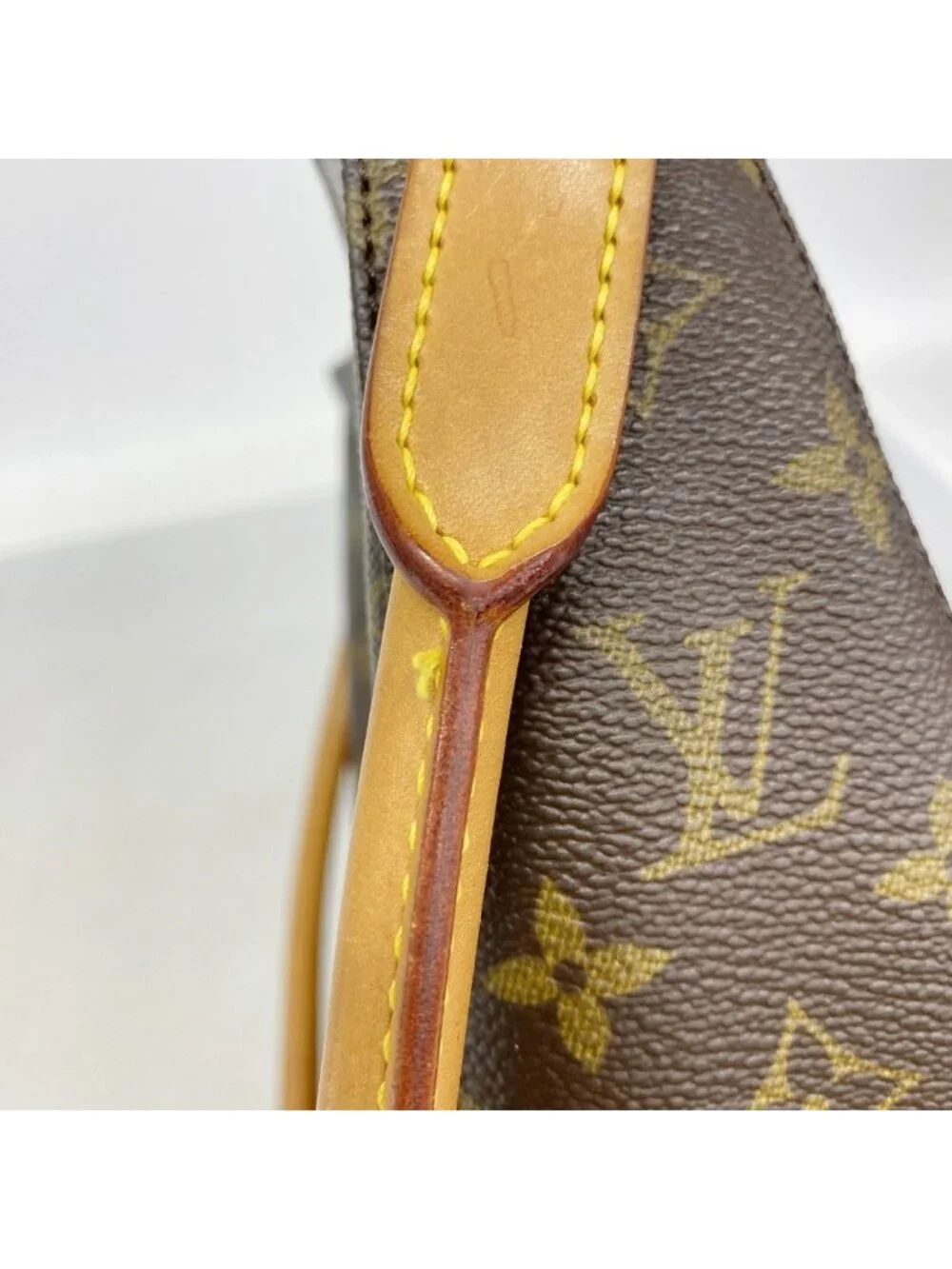 Louis Vuitton Shoulder Bag Monogram Looping MM Brown